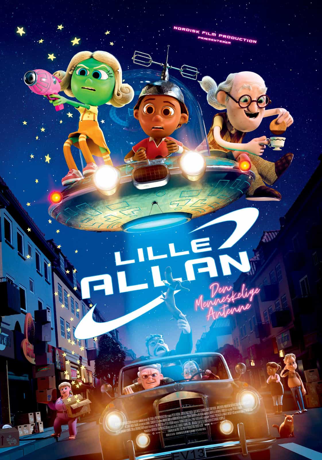 LILLE ALLAN - DEN MENNESKELIGE ANTENNE filmplakat
