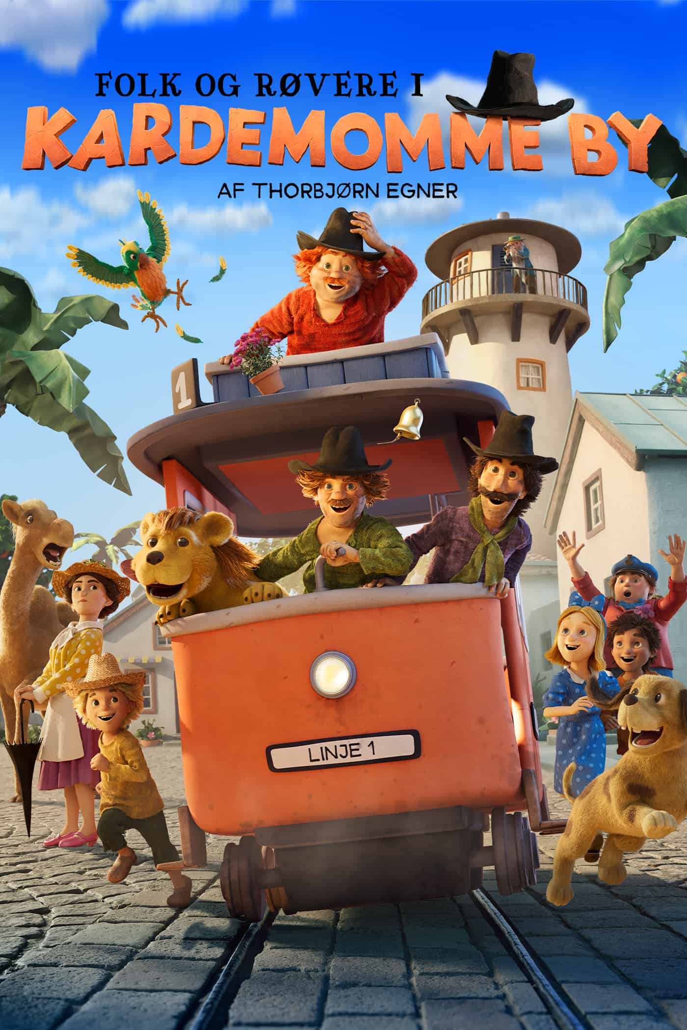 FOLK OG RØVERE I KARDEMOMME BY filmplakat