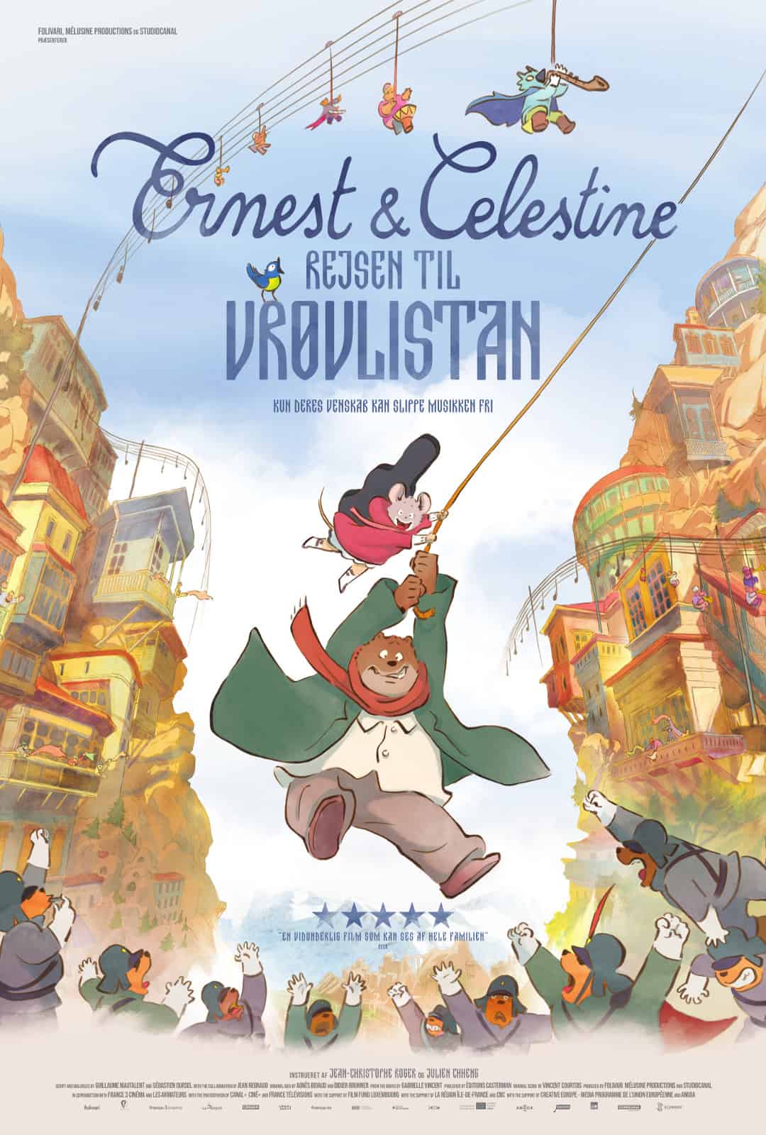 ERNEST OG CELESTINE - REJSEN TIL VRØVLISTAN filmplakat