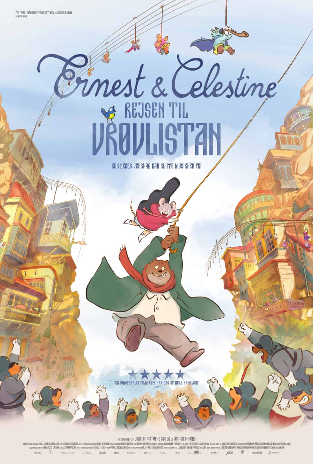 ERNEST OG CELESTINE - REJSEN TIL VRØVLISTAN  filmplakat